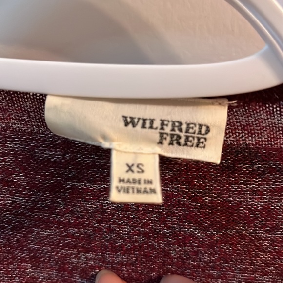 Wilfred free sweater dress in burgundy heather XS - Picture 3 of 3